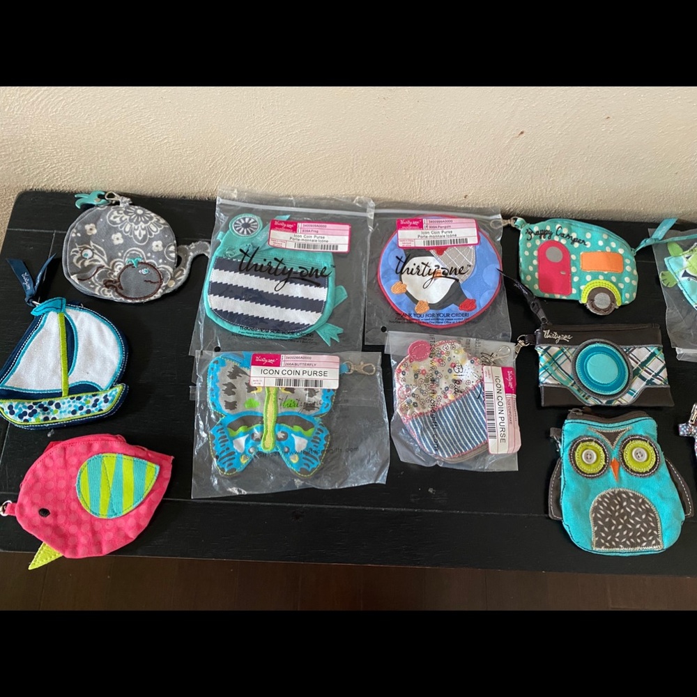 Thirty One Icon Coin Purse LOT